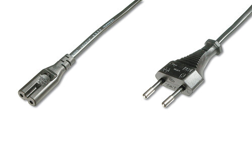 ASSMANN Power Cord. Euro - C7 M/F. 1.8m. H03VVH2-F 0.75qm