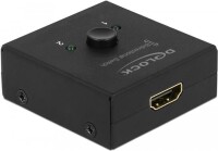 DELOCK HDMI 2 - 1 Umschalter bidirektional 4K 60 Hz kompakt