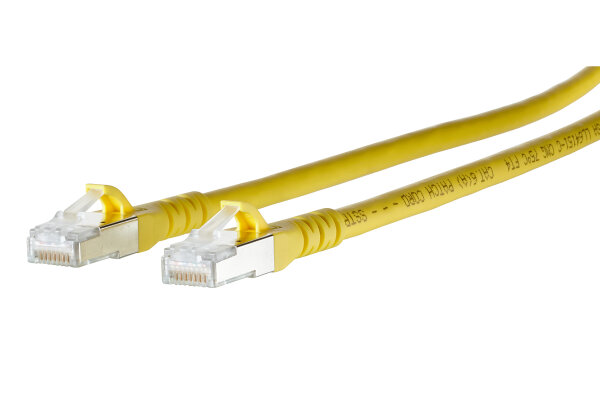 METZ CONNECT BTR 1308450277-E Patchcord Cat.6A 10GB_T AWG26 2RJ45,SFTP LS0H yellow 0,2 m (1308450277