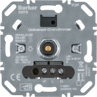 BERKER 2973 Universal-Drehdimmer (R, L, C, LED) (2973)