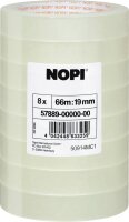 TESA NOPI 57889-00000-00 Klebefilm (L x B) 66 m x 19 mm 8...