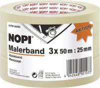 TESA NOPI 04790-00000-01 Malerabdeckband Beige (L x B) 50...