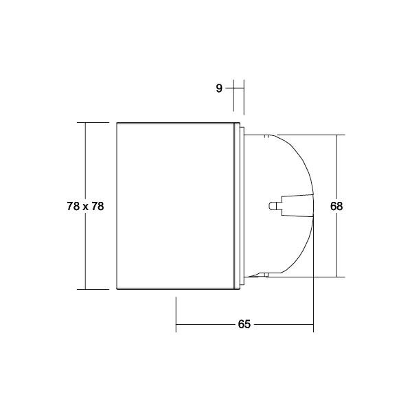 BRUMBERG LED-Wandeinbauleuchte 10159073 230V AC 1,5W 3000K ws/Gl