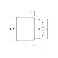 BRUMBERG LED-Wandeinbauleuchte 10159073 230V AC 1,5W...