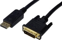 DIGITUS ASSMANN Adapterkabel DisplayPort DVI-D 24+1 M/M...