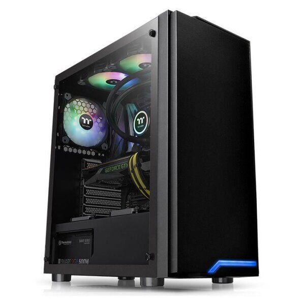 THERMALTAKE H100 TG Midi Tower schwarz retail