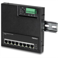 TRENDNET Industrie Switch 8 Port Gbit Unman. PoE+ FA Metall