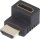 SPEAKA PROFESSIONAL HDMI Adapter [1x HDMI-Stecker - 1x HDMI-Buchse] 270° nach oben gewinkelt