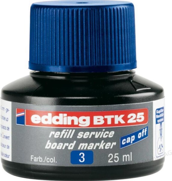 EDDING Nachfülltusche BTK 25, für: Boardmarker, Schreibf.: blau (4-BTK25003)