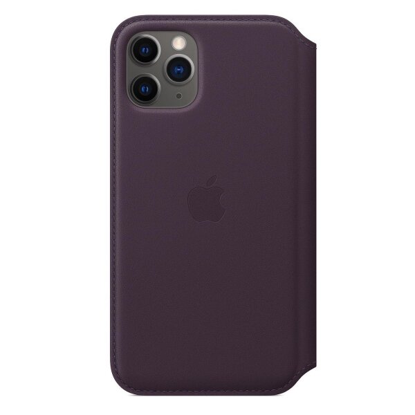 APPLE iPhone 11 Pro Leather Folio - Aubergine