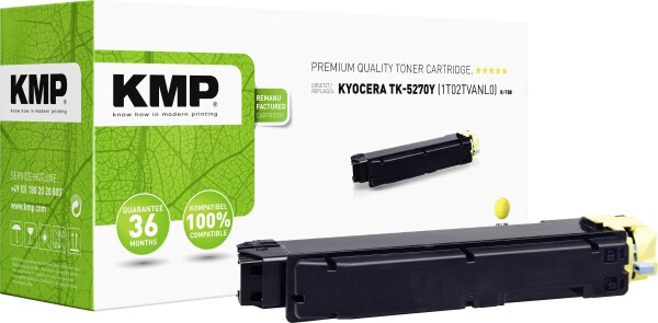 KMP Toner Kyocera TK-5270Y/TK5270Y yellow 6000 S. K-T88 remanufactured