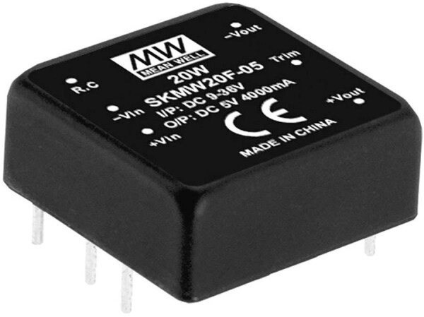 MEAN WELL SKMW20G-05 DC/DC-Wandler 4000 mA 20 W Anzahl Ausgänge: 1 x (SKMW20G-05)