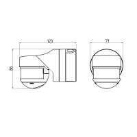 B.E.G. Luxomat AP Bewegungsmelder 93343 RC-plus next N...