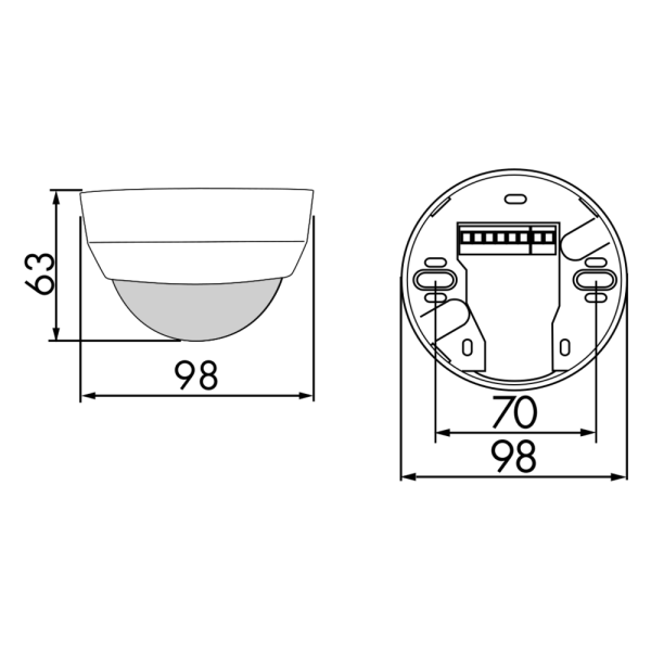 BEG Präsenzmelder PD4 92580 PD4-M-1C-AP, weiß