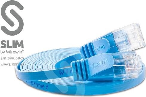 TRIOTRONIK Cat 6 - 5m - RJ-45 - RJ-45 - Männlich/männlich - Cat6 - U/FTP (STP) - Blau (PKW-SLIM-KAT6