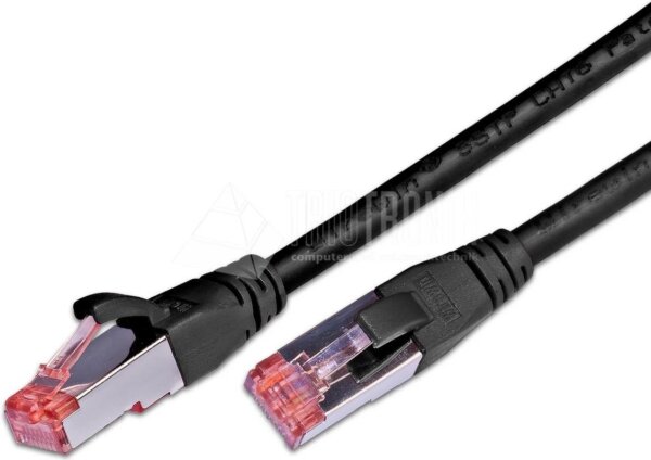 TRIOTRONIK Wirewin S/FTP CAT6 1.5m Netzwerkkabel 1,5 m Schwarz (PKW-PIMF-KAT6 1.5 SW)