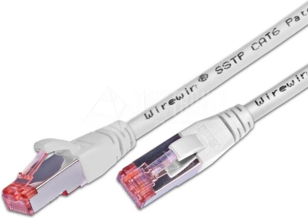 WIREWIN S/FTP CAT6 0.25m Netzwerkkabel 0,25 m Weiß (PKW-PIMF-KAT6 0.25 WS)