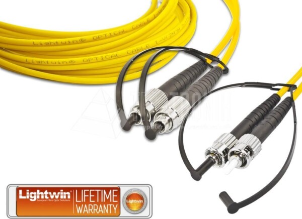 LIGHTWIN LDP-09 FC-ST 1.0 Glasfaserkabel 1 m LSOH OS2 2x FC 2x ST Gelb (LDP-09 FC-ST 1.0)