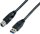 WIREWIN USB 3.0 Kabel, A-Stecker/B-Stecker, schwarz USB (USB 3.0 A-B MM 3.0 SW)