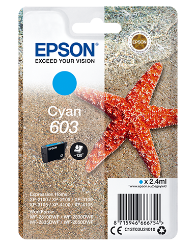 EPSON Tinte cyan               2.4ml