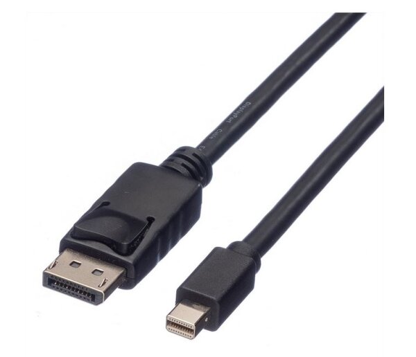 SECOMP Roline DisplayPort Kabel, DP ST - Mini DP ST, schwarz, 1,5 m (11.04.5638)