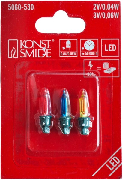 KONSTSMIDE 5060-530 Ersatzbirne für Lichterketten 1 St. Steckfassung 2 V, 3 V RGB