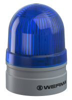 WERMA Signalleuchte Mini TwinFLASH 115-230VAC BU Blau 230...