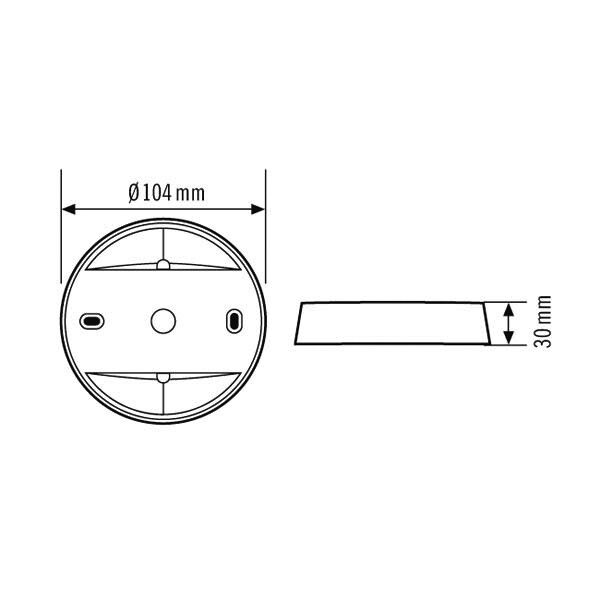 ESYLUX AP Dose IP 20 weiss für PD-C360 und MD- EP1042537