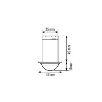 ESYLUX Deckeneinbau- PD-C 360/8 Mini Slave...