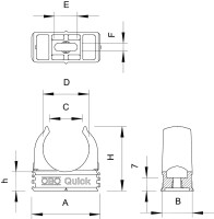 OBO BETTERMANN OBO Quick-Schelle PP 2955 M32 SW...