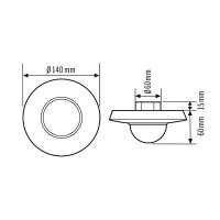 ESYLUX Präsenzmelder 360 PD360/24 Slave zur...