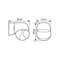 ESYLUX MD 180 Basic EM10055096 Bewegungsmelder 180°...