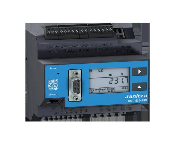 JANITZA UMG 604 E-PRO 230V (UL) Hochleistungs-Netzanalysator 5216202