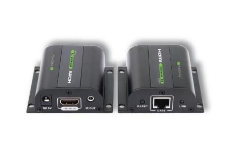 TECHLY HDMI Extender mit IR, 60m