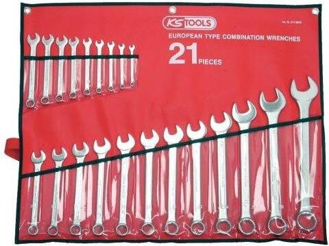 KS TOOLS Ringmaulschlüssel-Satz abgewinkelt 21-tlg. 517.0043