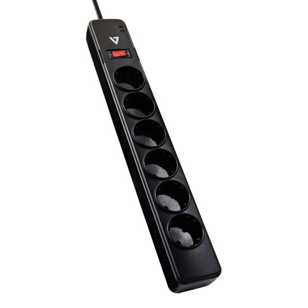 V7 6 OUTLET SURGE PROTECTOR EU