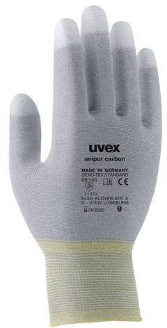 UVEX Handschutz Nylon-Strick-HS,Unipur carbon,Gr.8 (6055608)