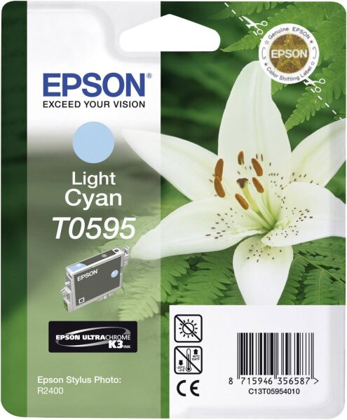 EPSON T0595 hell Cyan Tintenpatrone