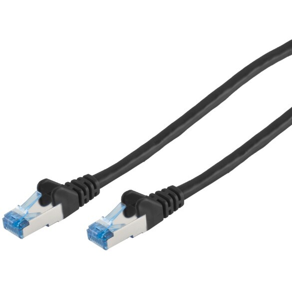 NONAME Patchkabel CAT6a RJ45 S/FTP 2m black