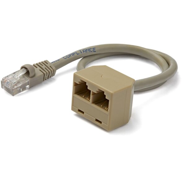 STARTECH.COM RJ45 SPLITTER CABLE ADAPTER