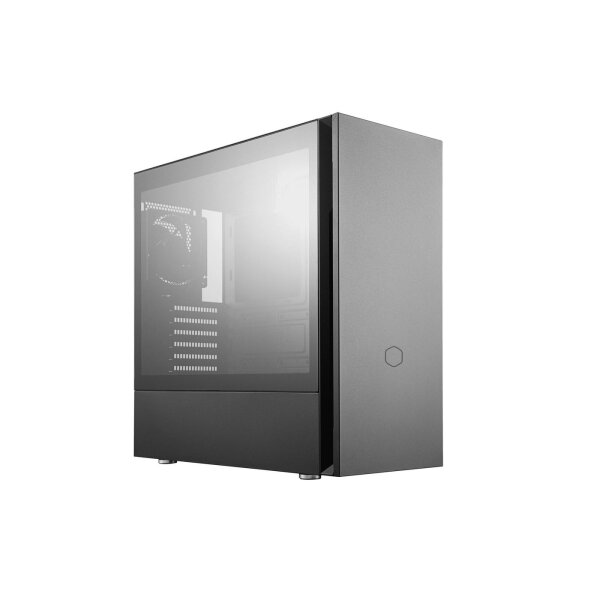 COOLERMASTER Midi Silencio S600 (B) USB 3.2/TG side