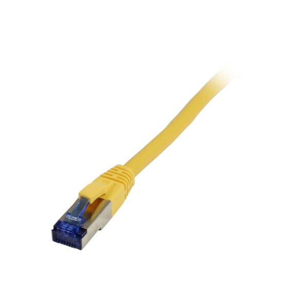 ALLNET Patchkabel RJ45, CAT6A 500Mhz,10m, gelb, S-STP(S/FTP), TPE(Superflex), AWG26, Synergy 21 (S21