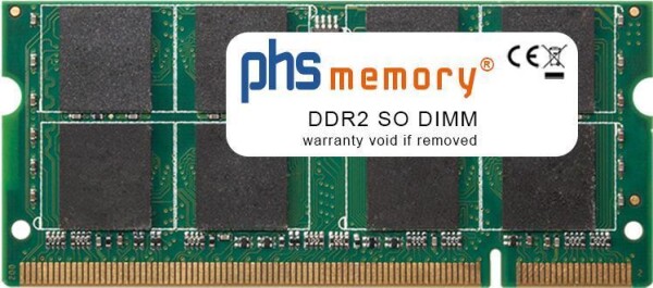 PHS-MEMORY 2GB RAM Speicher für Sony VAIO VPCL111FX/B DDR2 SO DIMM (SP322561)