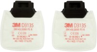 3M Secure Click Partikelfilter P3 R D3135 2 Stück...