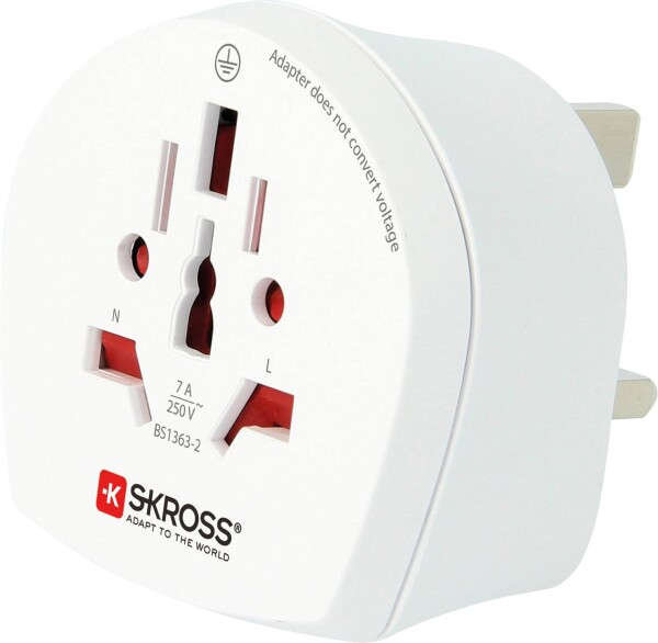 SKROSS 1.500225-E Reiseadapter CA W to UK (BS)