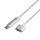 LOGILINK USB-C Ladekabel zu Apple Mag Safe 2charg. 1,8m,silb