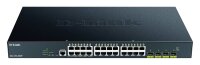 D-LINK 28-Port Smart Managed PoE+ Gigabit Switch 4x 10G,...