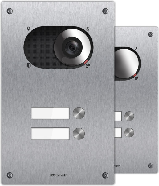 COMELIT Frontplatte Switch 2 Teiln. 1-reih. V4A