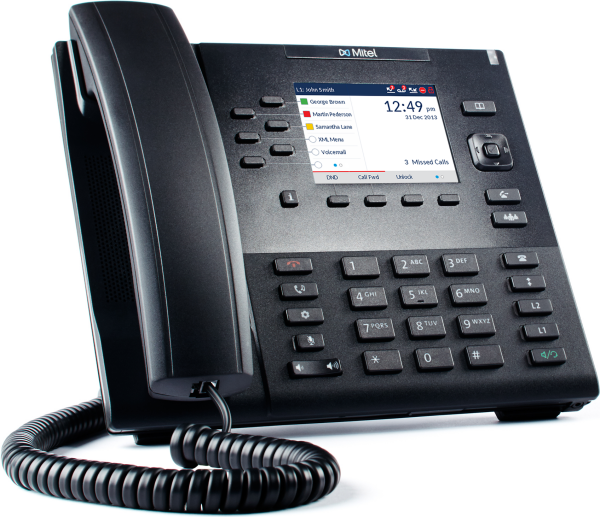 MITEL 6867 VoIP-Telefon SIP RTCP RTP SRTP 9 Leitungen (80C00002AAA-A)