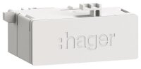 HAGER RJ45-Buchse in ZZ45WAN2PP Patch/Patch Ausf 180°...